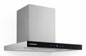 HEINNER DCH-650TIX Touch Control Wandhaube Dunstabzugshaube 60 cm, Umluft Abzugshaube 623,9 m³/h, Edelstahl, Schwarzes Glas, Silber