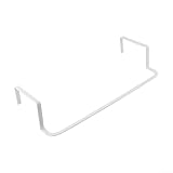 SMZhomeone Heizung für Heizkörper Handtuchhalter zum Trocknen von Handtüchern und Kleidung, Metallrahmen, ohne Bohren für die Installation, praktische platzsparende Aufhängelösung (Weiß)