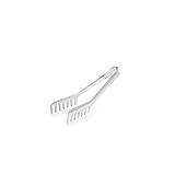 De Buyer INOX Ustensile Spaghetti-Zange, Edelstahl, L. 20 cm – 4816.21 N, Silber, 19,3 cm, 10