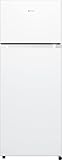 Gorenje RF4142PW4 Doppeltürkühlschrank mit Gefrierteil oben, 165 Liter Kühleil, 41 Liter Gefrierteil, LED Innenbeleuchtung, Energieeffizienzklasse E, 143,6cm x 55cm, weiß
