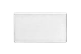 Durable Pocketfix Selbstklebetaschen für Einsteckschilder, Beutel à 10 Stück, 105 x 65 mm, 101 x 61 mm, transparent, 801919