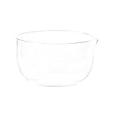 MagiDeal Matcha-Schale aus Glas mit hohem Borosilikatgehalt mit Ausgießer, hitzebeständig, japanische Matcha-Schale für Küche, 350 ml