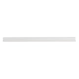 DONAU Universal Klemmschienen / 10 Stück/Klemmschiene DIN A4/ 8mm für circa 80 Blatt/Klemmleiste für Sichtschutzstreifen/Befestigungs-clips/PVC Kunststoff/Transparente