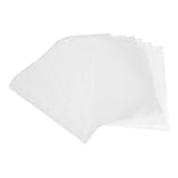 Homoyoyo 100 Stück Transparente Loseblatt datei Taschen Dicke Glatte Binder Schutzhüllen Kompatibel Einfacher Zugriff Schutz für Wichtige Dokumente