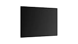 ALLboards Glas Herdabdeckplatte Schneidebrett SCHWARZ CLASSIC BLACK 52x60 cm Multi-Platte Arbeitsplatte Herdschutz Deko für Küchen Gehärtetes