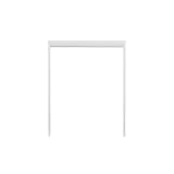 APANA - Fliegengitter PVC Rollo für Fenster bis 100 cm x 160 cm - ausziehbarer Insektenschutz Fenster zum Zuschneiden gegen Fliegen, Insekten und Mücken - Insektenschutzrollo Fenster (Weiß)