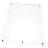 Angoily Kühlschrank Magnettafel Transparentes Trockenlöschboard zur Einfachen Planung Notizen und Erinnerungen Wiederverwendbar und Abwischbar