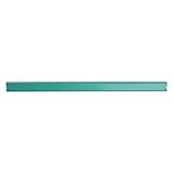 DONAU Universal Klemmschienen / 10 Stück/Klemmschiene DIN A4/ 6mm für circa 60 Blatt/Klemmleiste für Sichtschutzstreifen/Befestigungs-clips/PVC Kunststoff/Grün