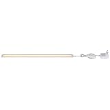 Globo LED Unterbauleuchte Schranklicht Anbauleuchte Möbel Küchenlampe Schrankleuchte Unterbau, Kabel 1,5m, 5W 430Lm warmweiß, L 50 cm