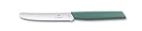 Victorinox Swiss Modern Tomaten- & Tafelmesser Sage | 11 cm Wellenschliff-Klinge aus rostfreiem Stahl | ergonomischer Kunststoffgriff | spülmaschinengeeignet | ideal für Obst & Gemüse