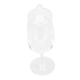 IWOWHERO Professionelles Whiskey Tasting Glas Kristallglas mit Deckel Eleganter Tulpenform Whisky Nosing Cup Stilvoll für Bar und Party Hochwertiges Duft Verkostungsglas Vielseitig