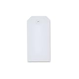 100 Hängeetiketten 60x120 mm weiß 5223020 Anhängeschilder Kartonetiketten Pappanhänger