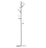 Kleiderständer, Garderobenhalter, Garderobenständer, einfache Bodengarderobe, einpolig, multifunktional, Wohnzimmer, Schlafzimmer, Kleiderbügel, Garderobenregal, Garderobe, Hutablage (C)