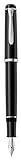 Pelikan Füllhalter Classic 205, Schwarz, Feder M (mittel), hochwertiger Patronenfüller im Geschenk-Etui, 820707