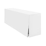 YMHPRIDE 1er-Set Biertischhussen, weiße Biertischhusse für Bierzeltgarnitur, 50 cm Tischbreite, Bierzeltgarnituren 220 x 50cm für Gartenbankett-Gartenmöbel.