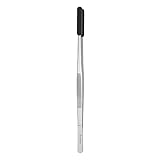 triangle 50 487 30 01_S Küchenpinzette 30 cm mit Silikonspitzen professionelle Qualität Edelstahl BBQ Steakpinzette Kochpinzette Grillpinzette