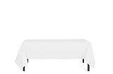 Soleil d'ocre Tischdecke mit Fleckschutz eckig 140x300 cm ALIX weiß