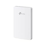 TP-Link Festa F52-Wall Access Point AC1200, Kostenlose Cloud-Verwaltung, 802.3af/at PoE, 4× Gigabit-Port, Wandplattenmontage (Kits enthalten), MU-MIMO, 143.9 x 86 x 19.7 mm