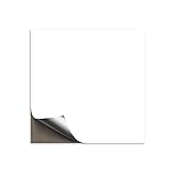 100 Stück Fliesenaufkleber weiß 15x15 cm glänzend, Klebefolie für Fliesen in Küche & Bad, Fliesen einfach überkleben mit selbstklebender Fliesenfolie in glanz Optik