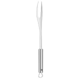 WMF Profi Plus Fleischgabel Edelstahl 32 cm, Cromargan Edelstahl teilmattiert, spülmaschinengeeignet