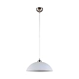 Lindby Esstisch Pendelleuchte Glas Metall, Hängelampe 1 flammig Hängeleuchte für Esszimmer Wohnzimmer Küche Esstischlampe Glasleuchte