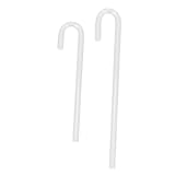 Kichvoe 2 Stück U-förmiges Acryl-verbindungsrohr Druckminderer Aquarium Leichte Kompakte Verbindungsschläuche Installieren für Fischbecken