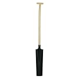 52cm lang Drainagespaten Spaten Bauspaten Kabelspaten Kanalspaten mit 90 cm T-Griff stiel