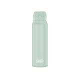 THERMOS ULTRALIGHT BOTTLE 0,75l, soft mint mat, Thermosflasche aus Edelstahl, 10 heiß / 20 h kalt, absolut dicht für Wasser, Tee, stille Getränke