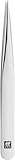 ZWILLING Spitze Pinzette (Entfernen von Splittern, eingewachsenen oder feinen Härchen, Handgeschliffene, angeraute Spitzen), Poliert, Silber, 90 mm