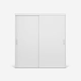VIKK - Kleiderschrank Schiebeschrank, Schrank Skei - Wohnzimmer, Flur, Schlafzimmer - Garderobenschrank mit viel Stauraum - Schiebetürsystem, robuste Konstruktion
