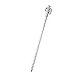 BESPORTBLE Erdnagel Zeltheringe zeltzubehör Zeltplatz outdoorsessel Zeltanker Camping Camper zubehör Campingpfähle Zeltnägel Wanderzelt Nagel Zeltpflock Lagerpflöcke Rostfreier Stahl Silver
