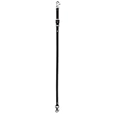 HILASON Dunkelbraunes Pferd, verstellbar, 1,9 cm – 66 cm, Leder-Brusthalsband, Widerristgurt, Widerristgurt für Pferde, Widerristgurt aus Leder, Widerristgurt für Brustkragen