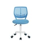 FurnitureR Schreibtischstuhl, ergonomischer Drehstuhl ohne Armlehnen, höhenverstellbarer Bürostuhl mit Rollen, komfortabler Arbeitsstuhl für Home Office, Schlafzimmer und Arbeitszimmer