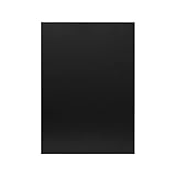 EUROPEL Rahmenlose Kreidetafel schwarzer Melaminschicht Abmessungen 50x70cm Wandbefestigung Hoch- oder Querformat für flüssige Kreidemarker zu verwenden in Hotels Restaurant Festivals 356211