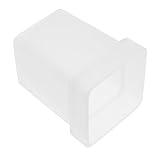 JECOMPRIS Toilettenbürstenbecher Badezimmerzubehör Toilettenteil Badezimmer-Reinigungsbürstenbecher Toilettenbürste mit rundem Halter bürstenbecher für badezimmerwäscher Keramik Transparent