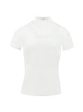 EKKIA EQUITHÈME Damen Turniershirt Poloshirt London White, Größe:XS