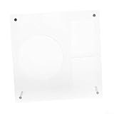 Gettimore CD-Display-Ständer aus Acryl für Kpop Vinyls und Fotos, 24 x 24 cm, transparenter Organizer mit Kartenhalter, kompatibel mit Sammlerstücken und Bilderrahmen