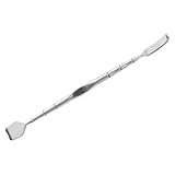 Alipis Doppelseitiges Mitesser Entferner Werkzeug aus Edelstahl Präzisionsschaber für Whitehead Reinigung Sanfte Gesichtsreinigung von Nase Stirn und Wangen Dualfunktionaler