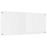 vidaXL Küchenrückwand Transparent 120x50x0,6 cm Hartglas