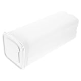 TEHAUX Brotkasten mit Dichtem Verschluss Weißer Brotdose Aufbewahrungsbox für Toastbrot und Sandwiches Kompakte Wiederverwendbare Brotkastenbox für Küche und Theke