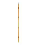 Cawila Trainingsstange L 160cm, Hürdenstange, Laufstange, Durchmesser 25mm gelb One Size
