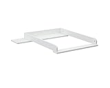 WEBABY - Wickeltisch aus Holz für Babykommode 50 cm UNO - Weiß