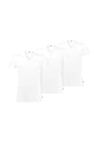 Levi’s V-Ausschnitt-T-Shirt, bequemes und elastisches Kurzarm-Baumwoll-T-Shirt und Unterhemd für Herren, 3er-Pack