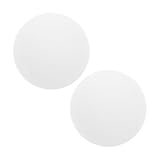 BEBEMOKO 2 Stück Teiliges Glas Lampenschirm Ersatzkugel Ø Opalfarben Satinierte Schlagfest für Pendelleuchte Wandleuchte Kronleuchter Stilvolles Design Warmweißes Licht