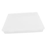 KALLORY A4 Dokumenten Organizer Box Transparente Für Akten Zertifikate Und Karten Praktische Speicherlösung Für Büro Und Reisen Großer Flacher Behälter Für