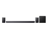 Samsung HW-Q930F Q-Series 9.1.4-Kanal-Soundbar für Fernseher, Kabelloser 6,5'-Subwoofer, 2.0.2-Kanal-Rücklautsprecher, Kabelloses Dolby Atmos und DTS:X, SpaceFit Sound Pro, Q-Symphony