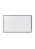 QIUYMGFG Projektionsleinwände Projektor-Leinwand, 60–150 Zoll, weißer Milchschredder, schwarzer Hintergrund, faltenfreie Design-Software-Projektion Rollo-Leinwand(100 inch)