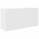 vidaXL Bad-Wandschrank Weiß 80x25x40 cm Holzwerkstoff, Bad-Hängeschrank, Hängeschrank Badezimmer, Wand-Badschrank, Hängeschrank Bad