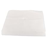 BESTYASH 100 Stück Einweg Gesichtstücher mit Loch für Massagebett Gesichtsabdeckung aus Vliesstoff Weiß für Kosmetiksalon Spa Massagesitz