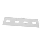 DOITOOL Eckcode montagestützen montage stütze bügeleisenbrett ruttelplatten stalltafel küchentür scharnier rostfrei Unterschrankbeleuchtung Reparaturplatte flache gerade Strebe Metall Weiß
